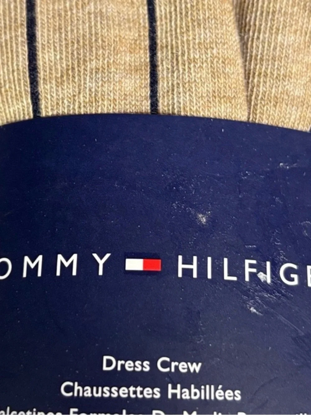 New Tommy Hilfiger Socks Men’s 4 Pair Multicolor Dress Crew Sock Casual Preppy